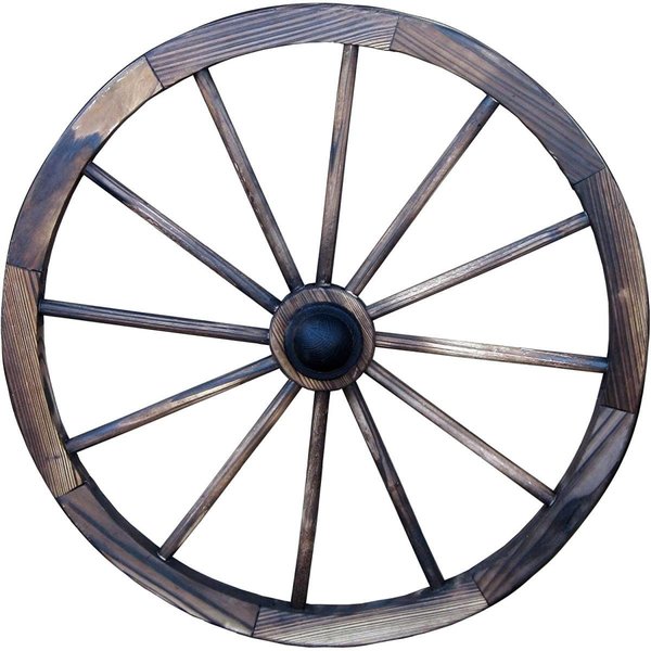 Leigh Country 24 x 24 x 1.5 in. Wagon Wheel TX 93949